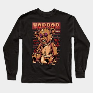 Horror Series: Psycho Teddy Long Sleeve T-Shirt